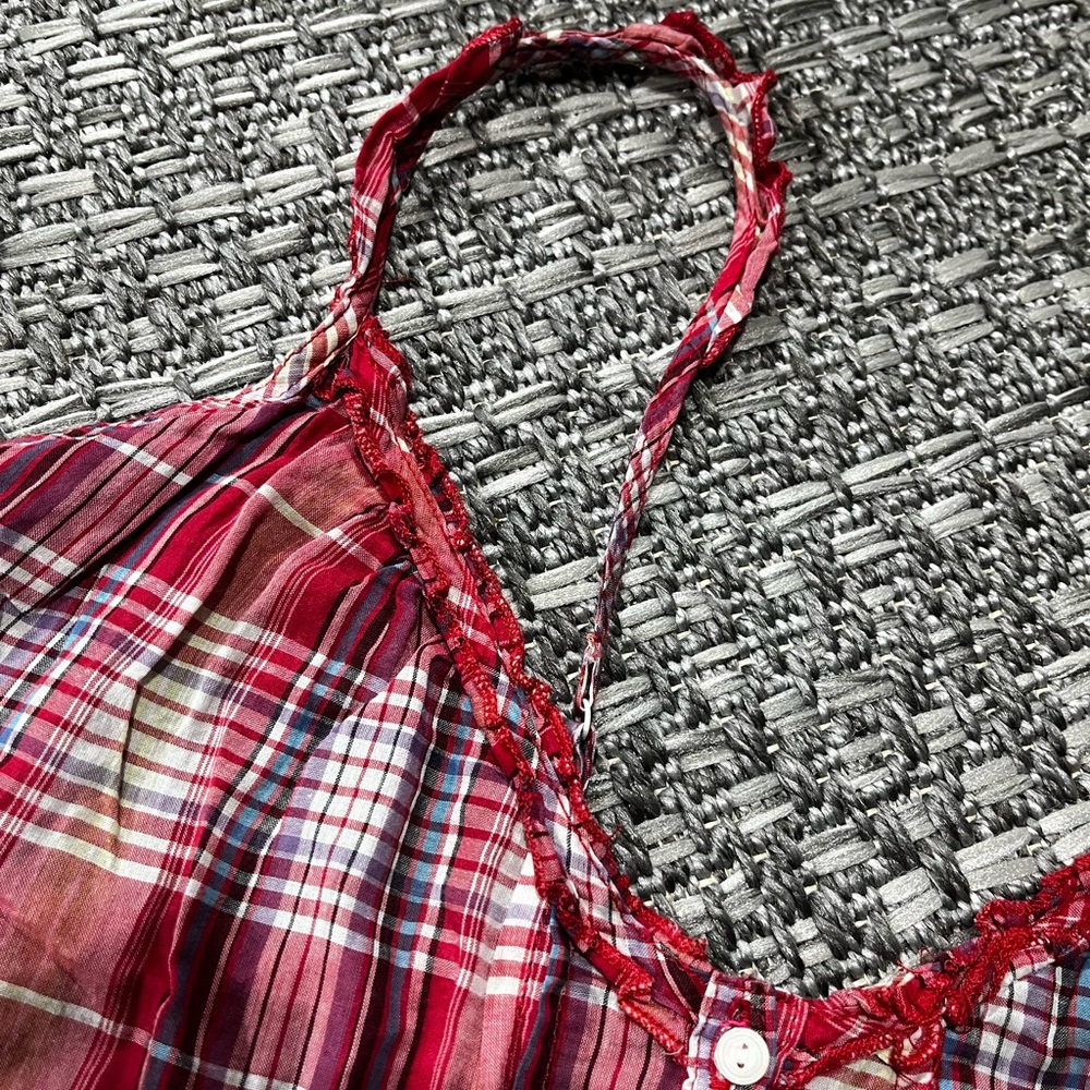 Ardene | Pink Plaid Lightweight Tank - Picture 12 of 13